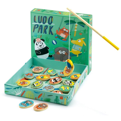 Djeco educational wooden games ludopark - 4 games, , medium