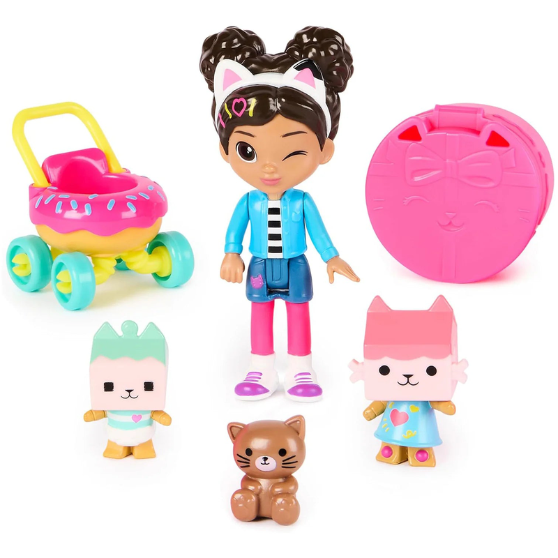 Gabby's dollhouse kitty care figure set, , medium-null