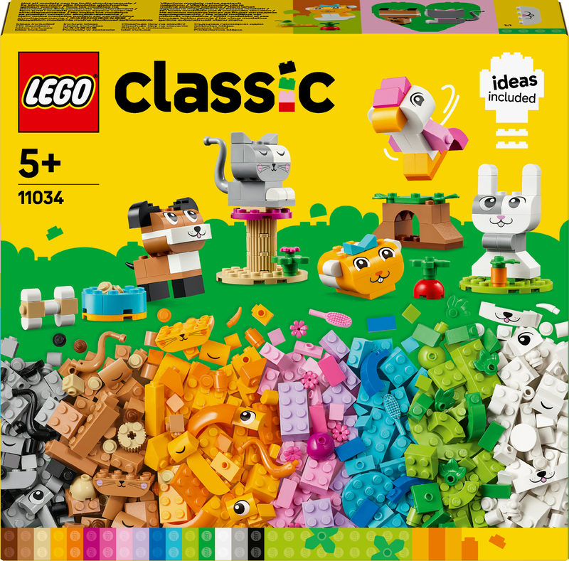 Lego classic creative animals 11034 for ages 5+ 450pcs, , medium-null