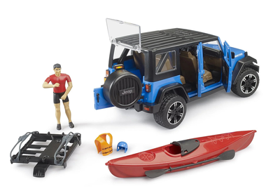 Bruder jeep wrangler rubicon unlimited with kayak