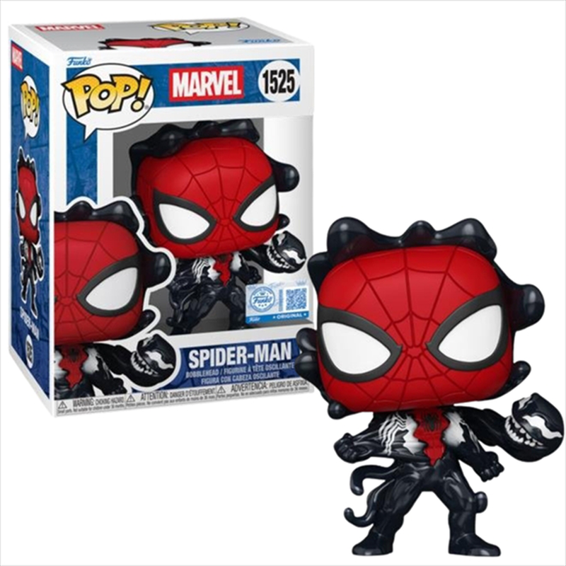 Funko pop! Marvel comics: marvel - spider-man symbiote special edition #1525 bobble-head vinyl figur, , medium-null