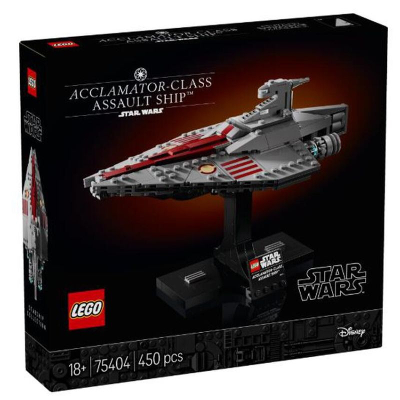Lego star wars acclamator-class assault ship 75404 for ages 18+ 450pcs, , medium-null