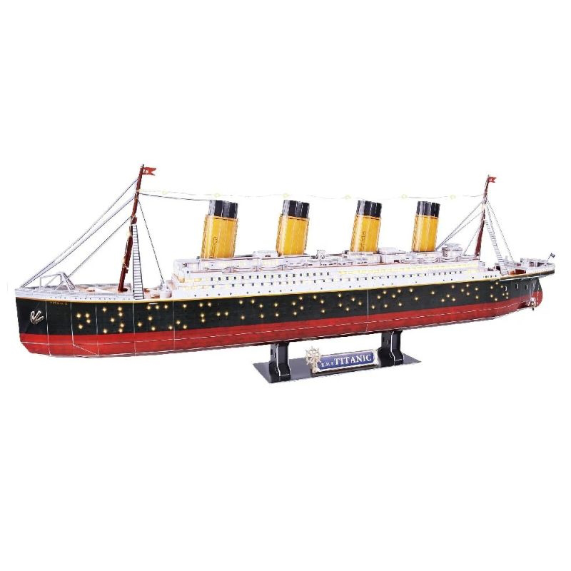 Cubic fun 3d puzzle puzzle titanic led 2010328, , medium-null