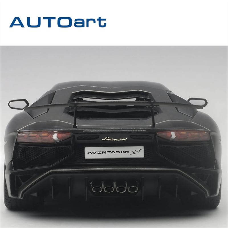Autoart 1/18 2015 lamborghini aventador sv lp750-4, grigio titansmetallic grey, , medium-null
