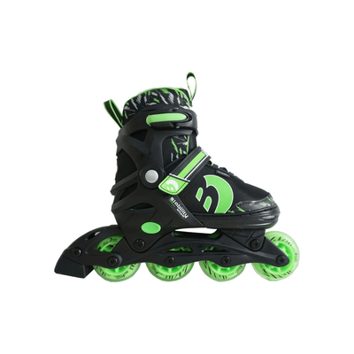 Roller skates black-green 30-33, , medium
