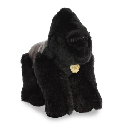 Aurora miyoni silverback gorilla 13-inch soft toy, , medium
