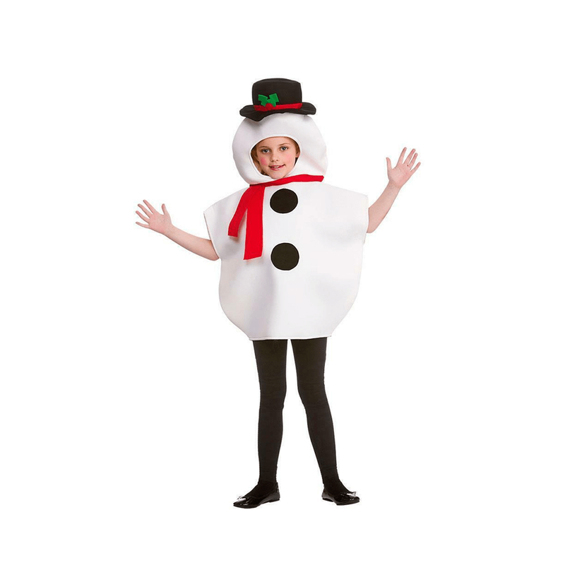Kids snowman costume 5-7y, , medium-null
