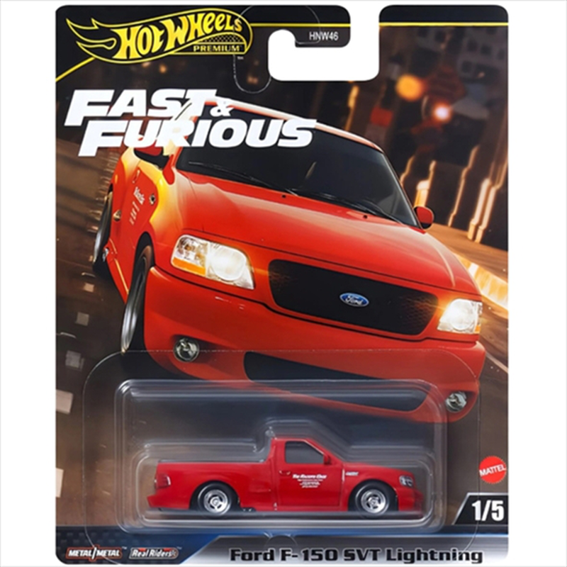 Mattel hot wheels premium: fast  furious - ford f-150 svt lightning vehicle hyp75, , medium-null