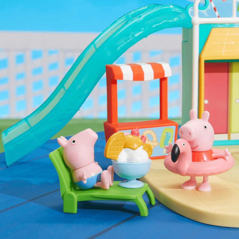 Peppa pig toys peppa's waterpark playset, , medium-null