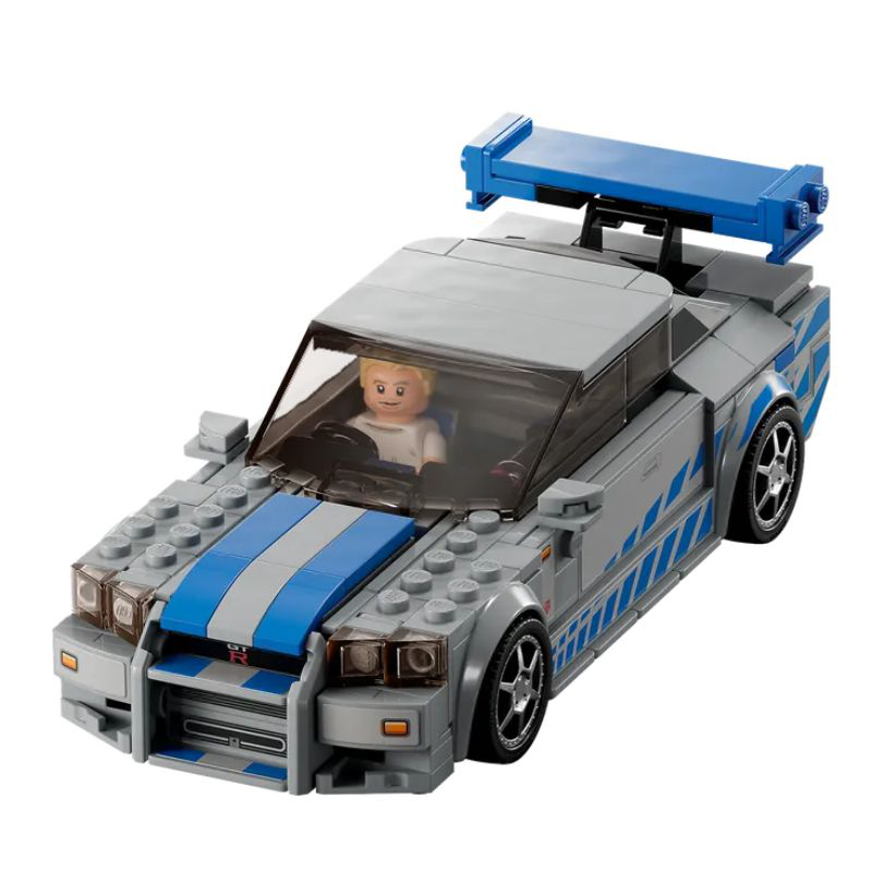 Lego 76917 speed champions - 2 fast 2 furious nissan skyline gt-r r34, , medium-null