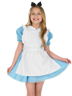 Alice fancy dress girls traditional costume - size medium