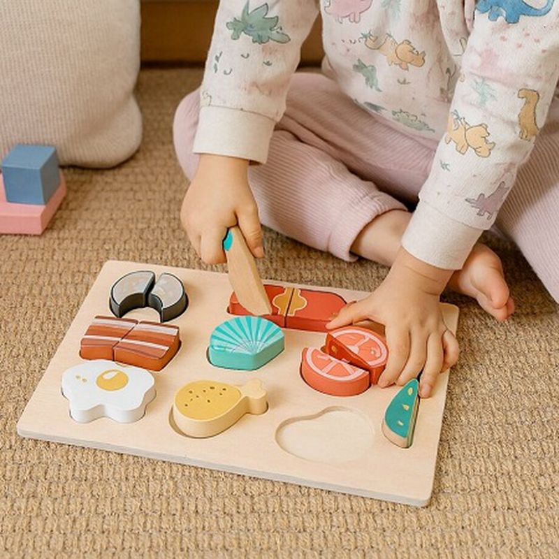 Phoohi wooden cutting food 12m+, , medium-null