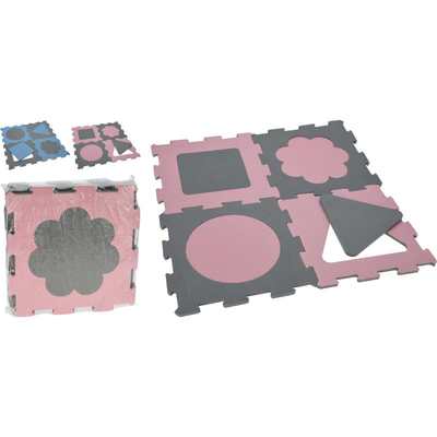 Eva groundmat puzzle 9pcs - assorted colors, , medium