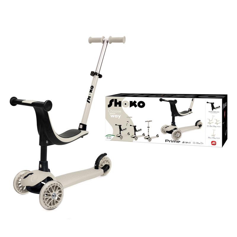 As sh&omicron;ko scooter premium 3 in 1 ash cloud 12m+ 50531, , medium-null