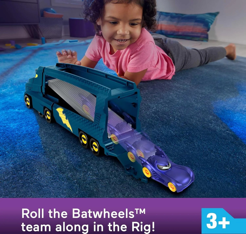Fisher-price dc batwheels bat-big rig, , medium-null