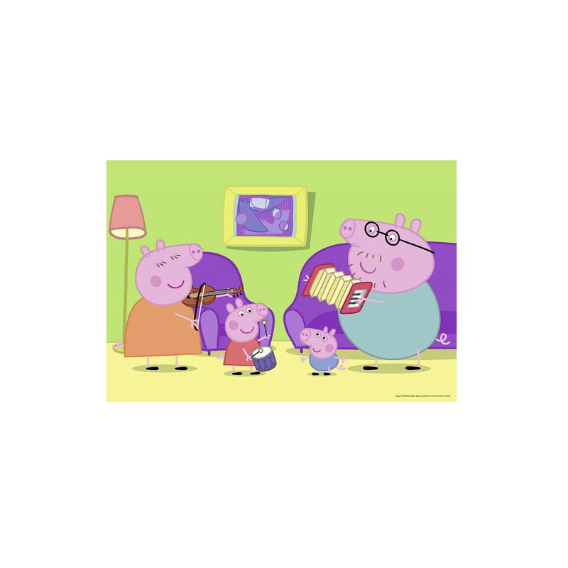 Product image: Peppa pig puzzle 2x12pcs, , medium-null