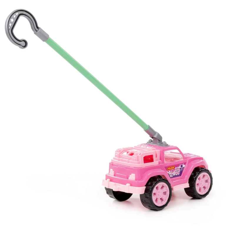 Polesie legionary push along car - pink, , medium-null