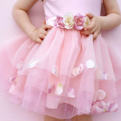 Great pretenders golden rose petal skirt, size us 4-6, , medium