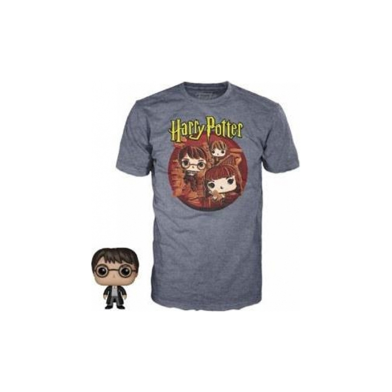 Pop! Tees movies: harry potter - trio pocket s, , medium-null