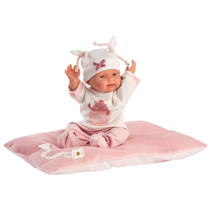 Llorens bebita cojin good monster with cushion doll 26cm 26312, , medium-null