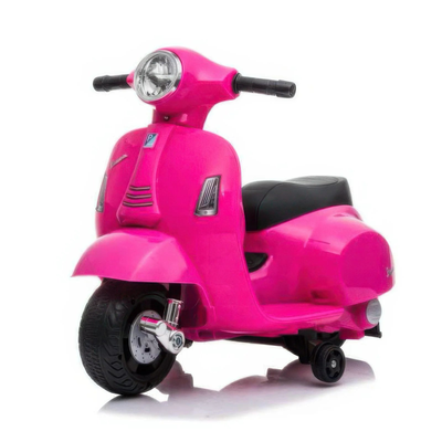 Mini vespa kids electric 6v battery powered motorbike ride-on - pink