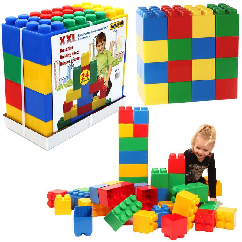 Product image: Mega classic large xxl building blocks - 24 pieces, , medium-null