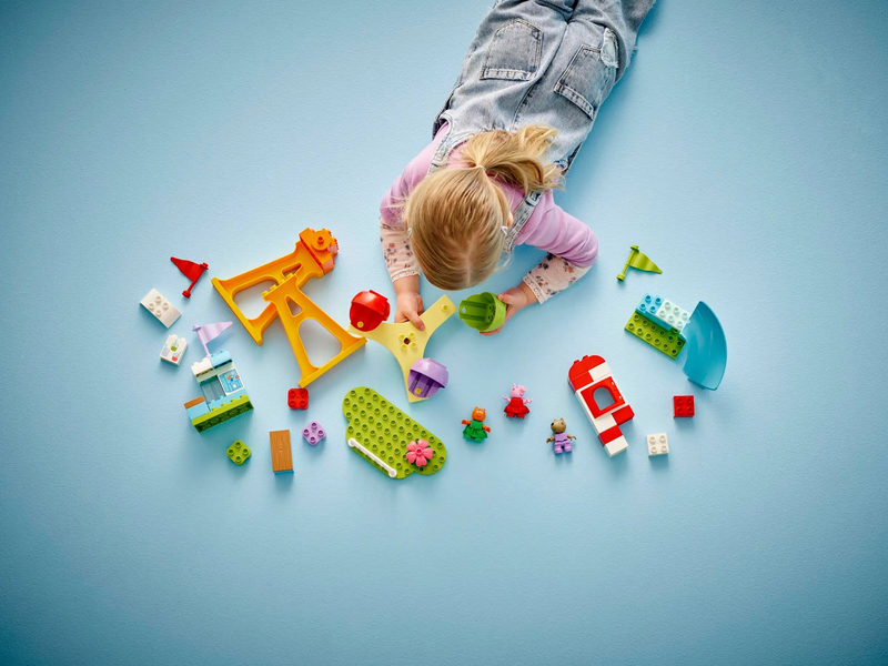 Product image: Lego peppa pig 10453 funfair toddler building set, , medium-null