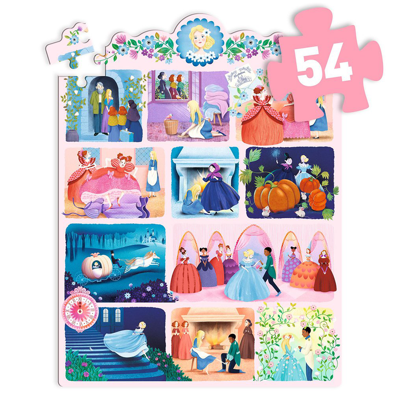 Story puzzle 54pcs - cinderella, , medium-null