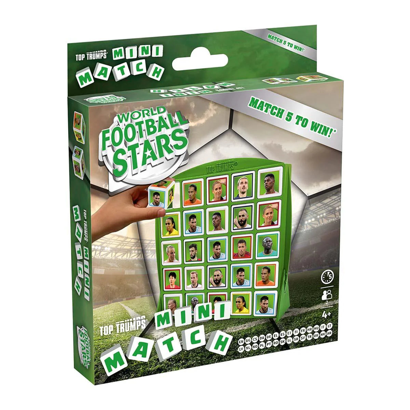 Top trumps world football stars green mini match, , medium image number null