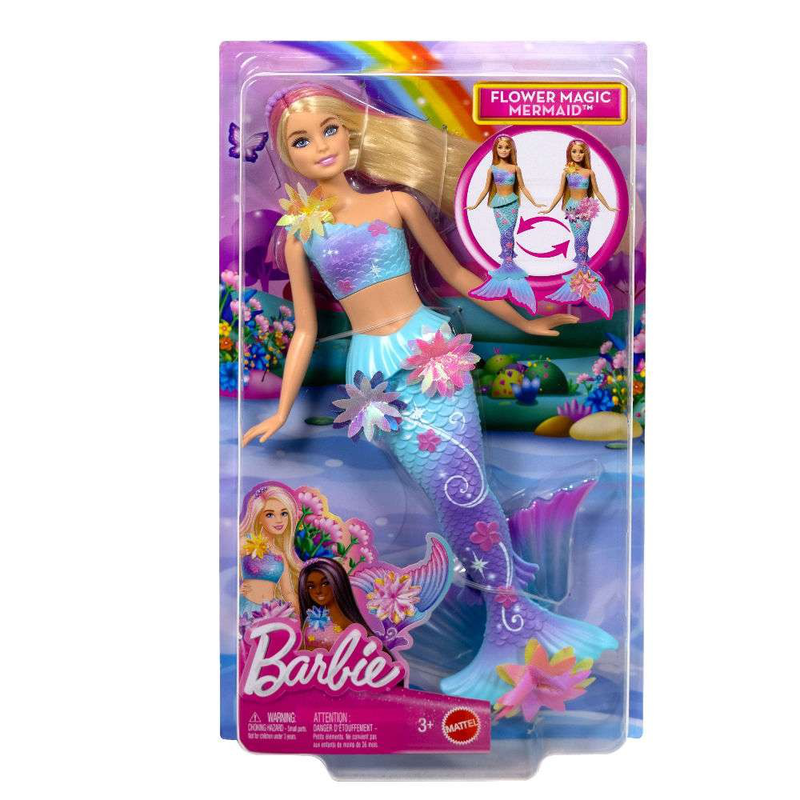 Barbie doll flower magic mermaid blonde, , medium-null