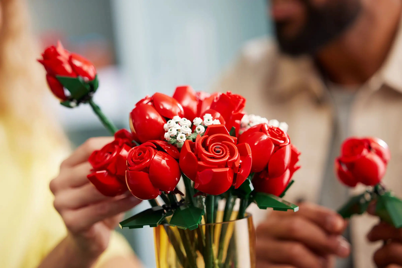 Lego icons 10328 bouquet of roses flowers set for adults, , medium image number null