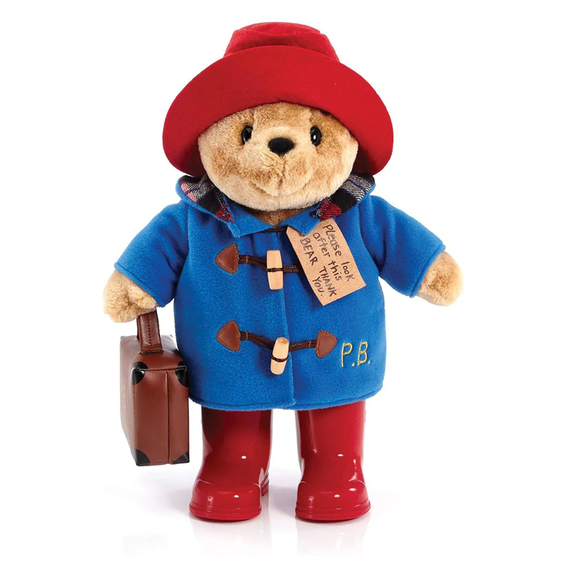 Paddington bear with boots and case 34cm, , medium image number null