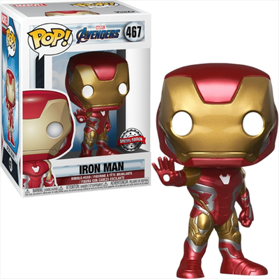 Funko pop! Avengers: endgame - iron man #467 bobble-head exclusive, , medium
