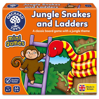 Orchard toys jungle snakes and ladders mini games, , medium