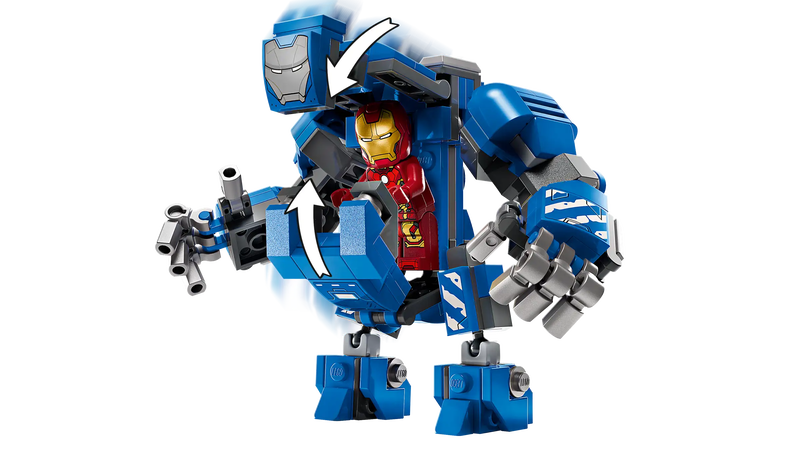 Lego 76315 super heroes marvel - iron man's laboratory: hall of armor, , medium-null