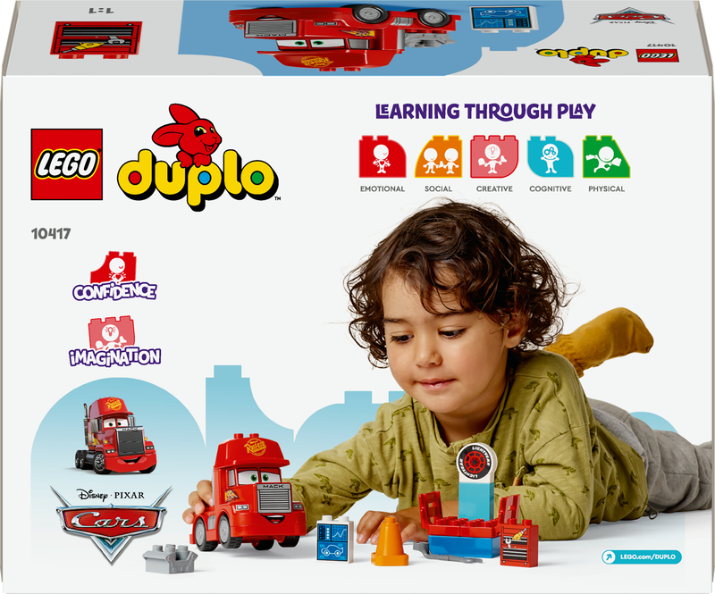 Lego duplo mack at the race 10417 for ages 2+ 14pcs, , medium-null