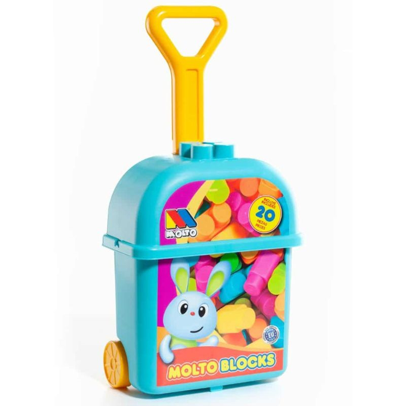 Product image: Molto blocks trolley 20 pcs 24462, , medium-null