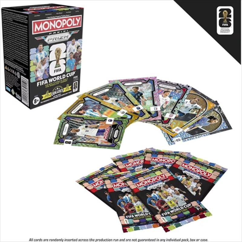 Monopoly panini prizm FIFA legends booster pack g2677, , medium-null