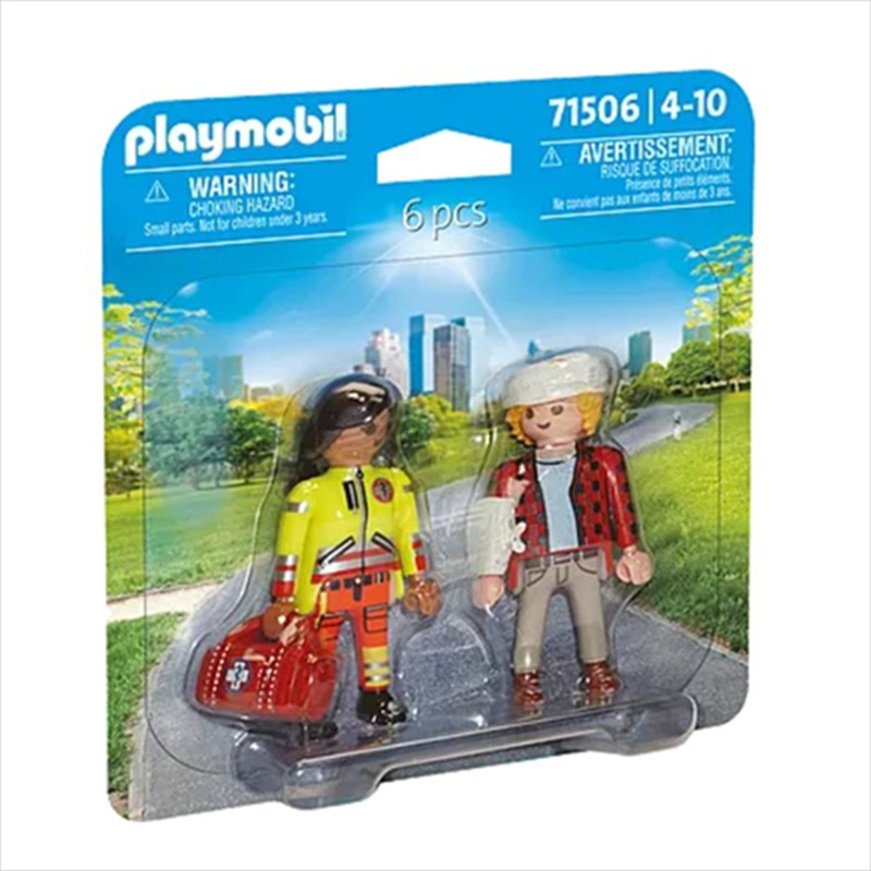 Playmobil 71506 my life - paramedic with patient, , medium-null
