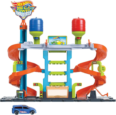 Hot wheels city mega tower car wash hdp05 4y+, , medium