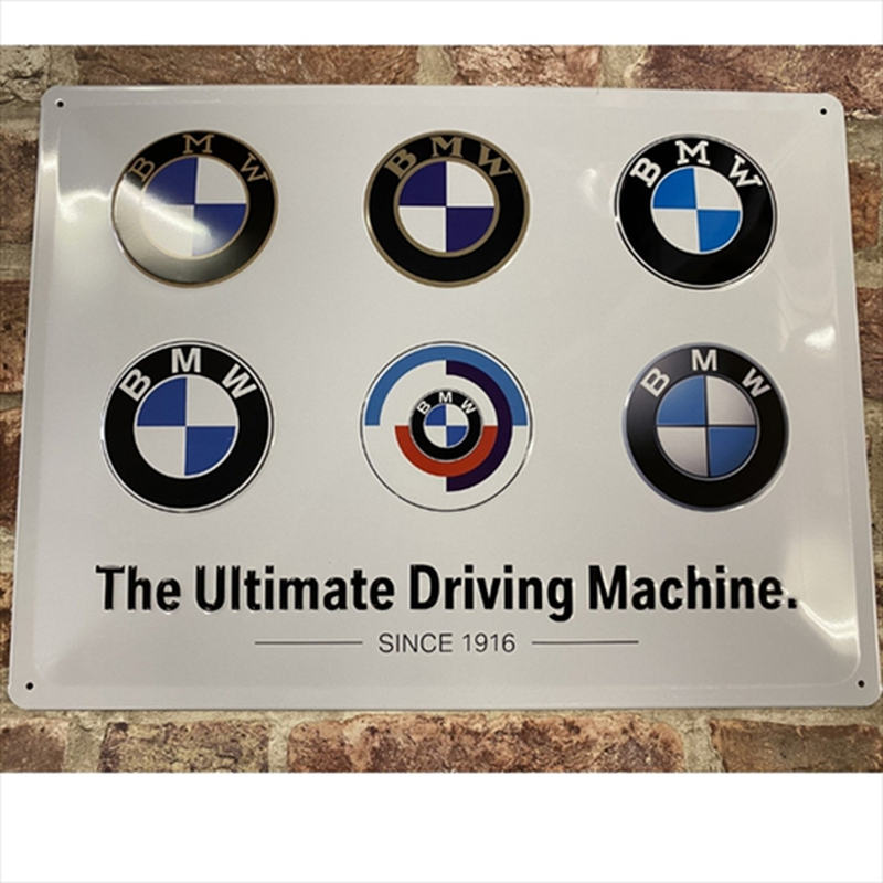 Tac signs metal tac signs 3d, bmw logo evolution, , medium-null