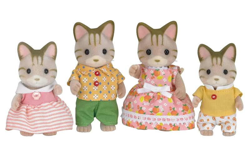 Sylvanian families tiger-cats figures set, , medium-null