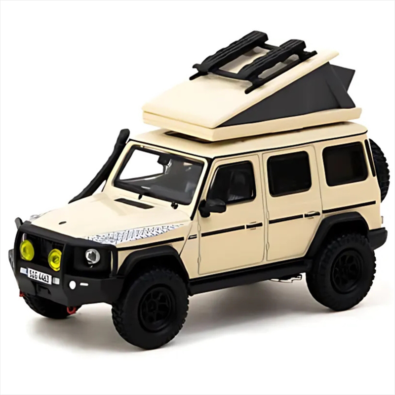 Tarmac 1/64 mercedes amg g63 *camping*, beige/white, , medium-null
