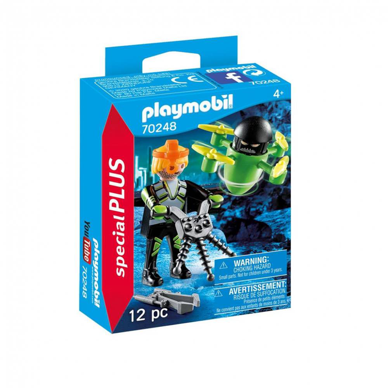 Playmobil 70248 special plus agent with drone, , medium image number null