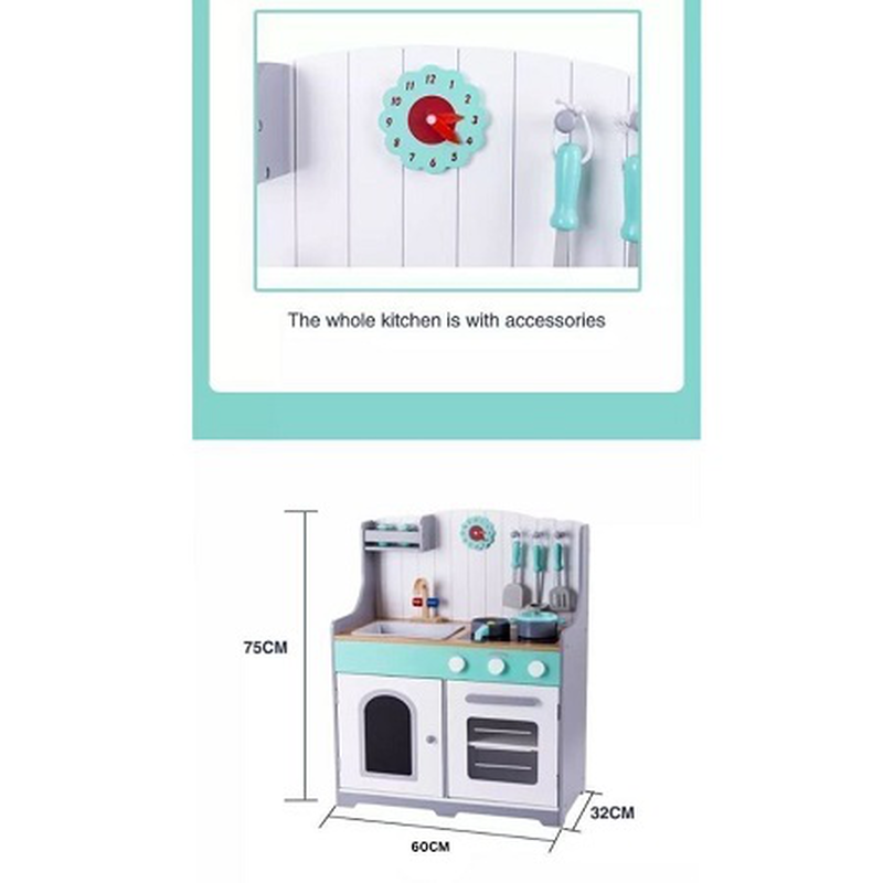Product image: Phoohi wooden white kitchen 3y+, , medium-null
