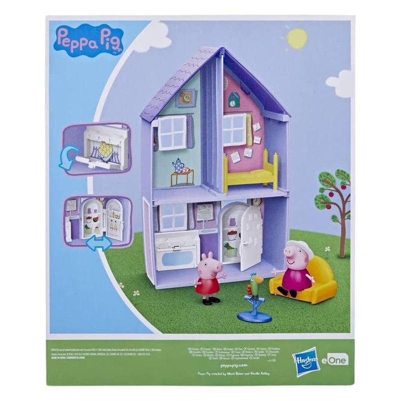 Product image: Peppa pig το σπίτι της γιαγιάς και του παππού με φιγούρες & αξεσουάρ για ατελείωτο παιχνίδι!, , medium-null