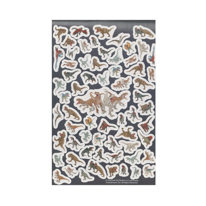 Jurassic world sticker book: unleash the dinosaurs with 150+ stickers across 4 sheets!, , medium image number null