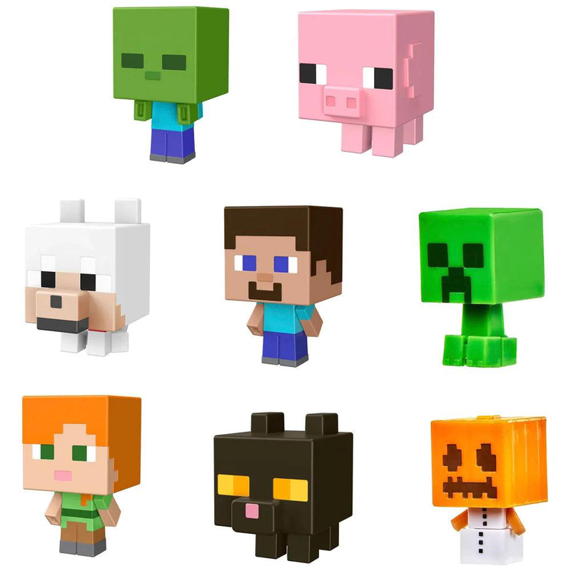 Minecraft mob head mini figures assortment, , medium-null