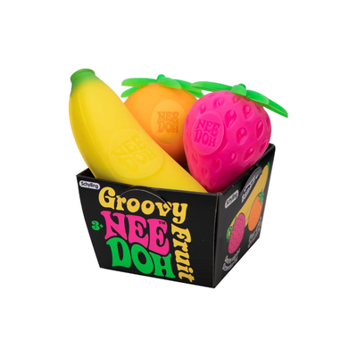 Needoh groovy fruit - sensory fidget toy, , medium