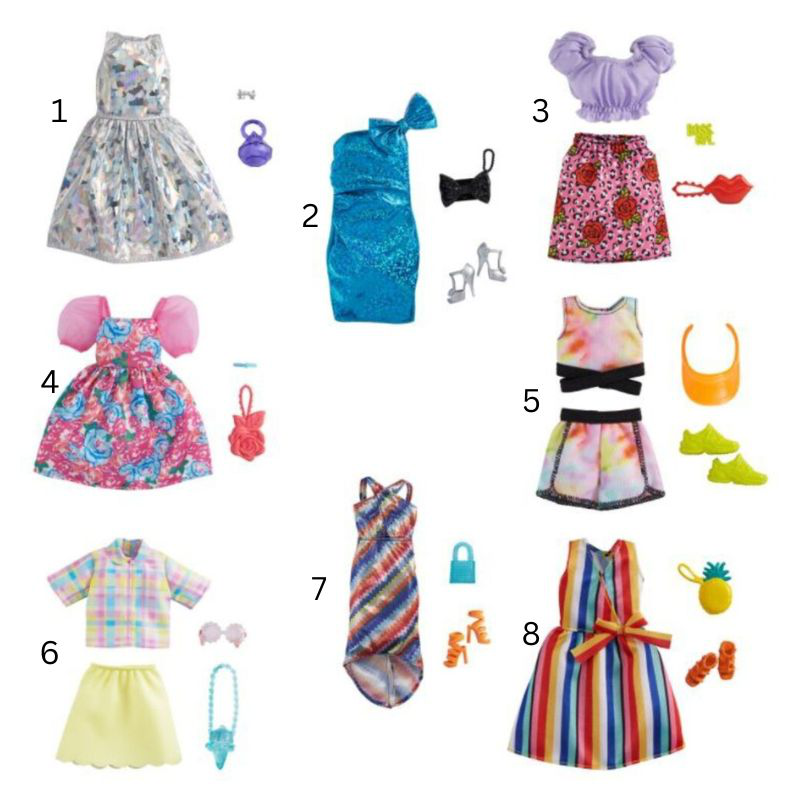 Barbie fashion doll clothes gwc27, , medium-null